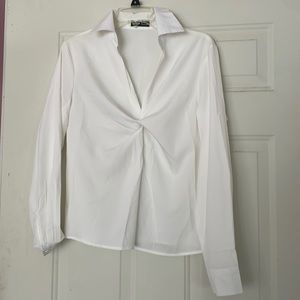 White collared shirt